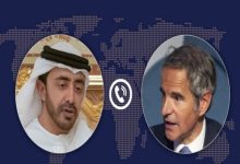 گفت‌وگوی تلفنی «وزیر خارجه امارات» و «گروسی» درباره روابط دوجانبه و تحولات منطقه‌ای