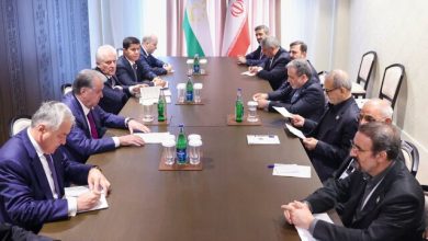 دیدار روسای جمهور ایران و تاجیکستان در جمهوری آذربایجان