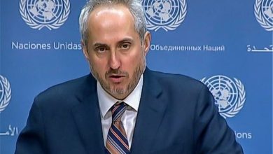 سخنگوی دبیرکل سازمان ملل: از گفتگو میان ایران و اتحادیه اروپا استقبال می‌کنیم؛ امیدواریم که همه طرف‌ها به توافق هسته‌ای بازگردند