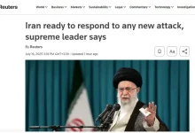 هشدار قاطع رهبری به واشنگتن و تل‌آویو در صدر توجه رسانه‌های انگلیسی‌زبان