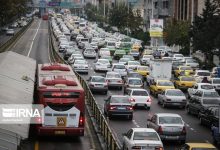 ترافیک پرحجم و سنگین صبحگاهی در معابر و بزرگراه‌های تهران