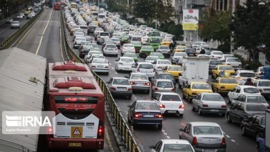 ترافیک پرحجم و سنگین صبحگاهی در معابر و بزرگراه‌های تهران