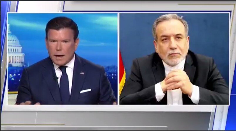 فاکس‌نیوز به عراقچی:پاسخ شما به ترامپ چیست؟/آیا شعار مرگ بر آمریکا یعنی مرگ بر ترامپ؟/چرا اورانیوم غنی‌سازی شده را وارد نمی‌کنید؟