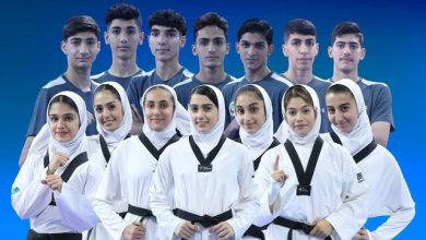 نایب قهرمانی تکواندوی نوجوانان ایران در آسیا