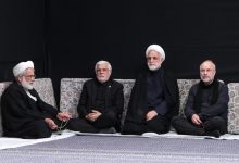 مراسم عزاداری شب هشتم محرم در حسینیه امام خمینی(ره) برگزار شد