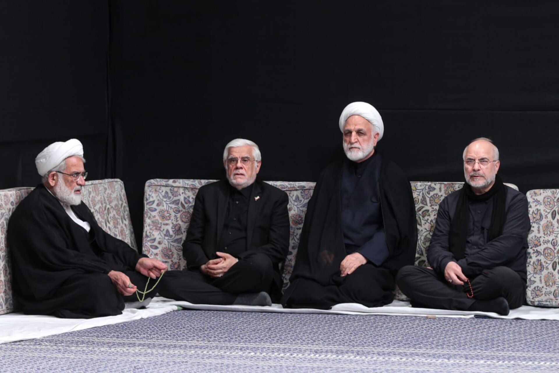 مراسم عزاداری شب هشتم محرم در حسینیه امام خمینی(ره) برگزار شد