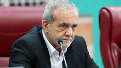حضور پزشکیان در میان عزاداران حسینی تبریز
