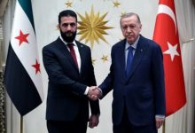 اردوغان به الجولانی: حملات اسرائیل به سوریه غیر قابل قبول و تهدیدی برای کل منطقه است/ تأکید بر تداوم حمایت‌های ترکیه از دمشق