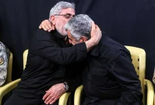 حاشیه و متن مراسم چهلم سردار باقری