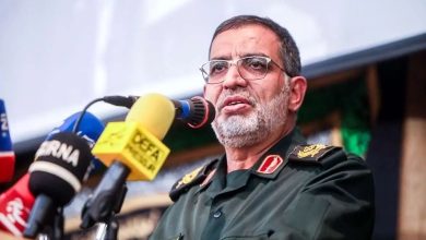 سردار نائینی، سخنگوی سپاه: جنگ اخیر را باید هم‌زمان روانی، ادراکی، تکنولوژیکی و سخت دانست/ هدف اصلی دشمن تجزیه ایران بود