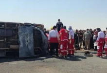 سانحه خودرو زائران ایرانی در عراق ؛ ۱۴ مصدوم و یک کشته