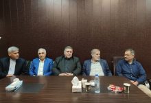 دیدار رئیس و اعضای هیئت مدیره کانون بازنشستگان تامین اجتماعی استان خوزستان با نماینده ماهشهر در مجلس