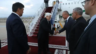 معاون اول رئیس جمهور برای شرکت در نشست اتحادیه اوراسیا وارد قرقیزستان شد