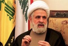شیخ نعیم قاسم: هر کس به دنبال خلع سلاح است می‌خواهد جان ما را بگیرد؛ در آن صورت، جهان شاهد قدرت نمایی ما خواهد بود / سلاح، روح و شرف و آینده و ناموس ماست و هرگز از آن دست نمی‌کشیم / تصمیم دولت لبنان اگر ادامه یابد، به نفع لبنان نیست، بهتر است از این تصمیم عقب نشینی کند