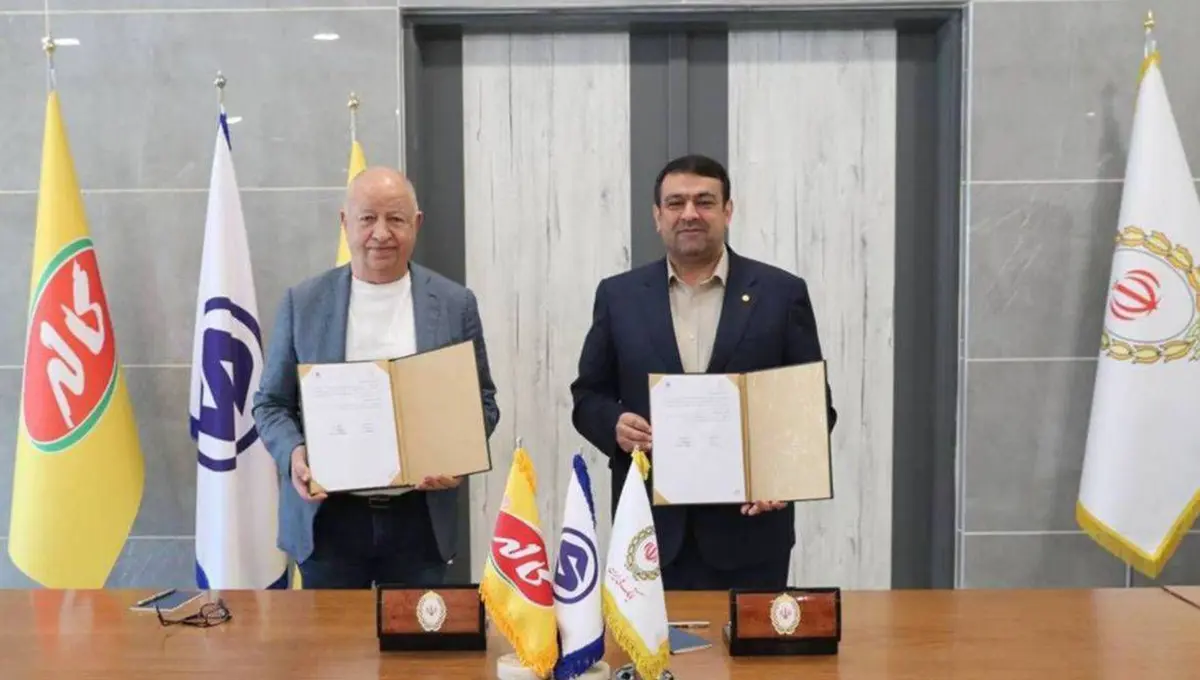 چتر حمایت بانک ملی ایران گسترده‌تر شد؛ امضا تفاهم‌نامه همکاری بین بانک و شرکت کاله