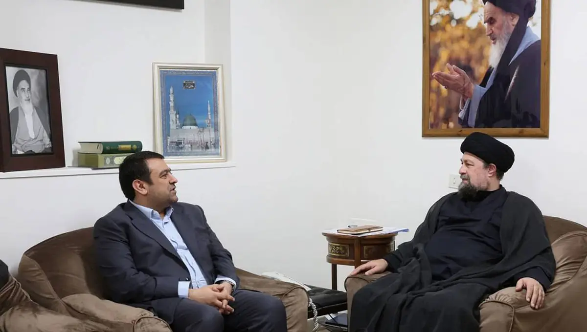دیدار مدیرعامل بانک ملی ایران با سید حسن خمینی