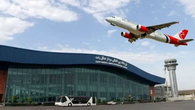آتش‌سوزی در فرودگاه رشت تکذیب شد