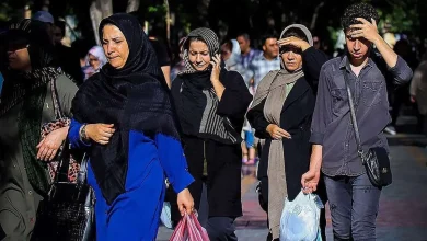 رژه باد و گرما بر آسمان تابستانی تهران