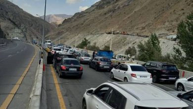 تردد خودروها از کرج به چالوس ممنوع شد