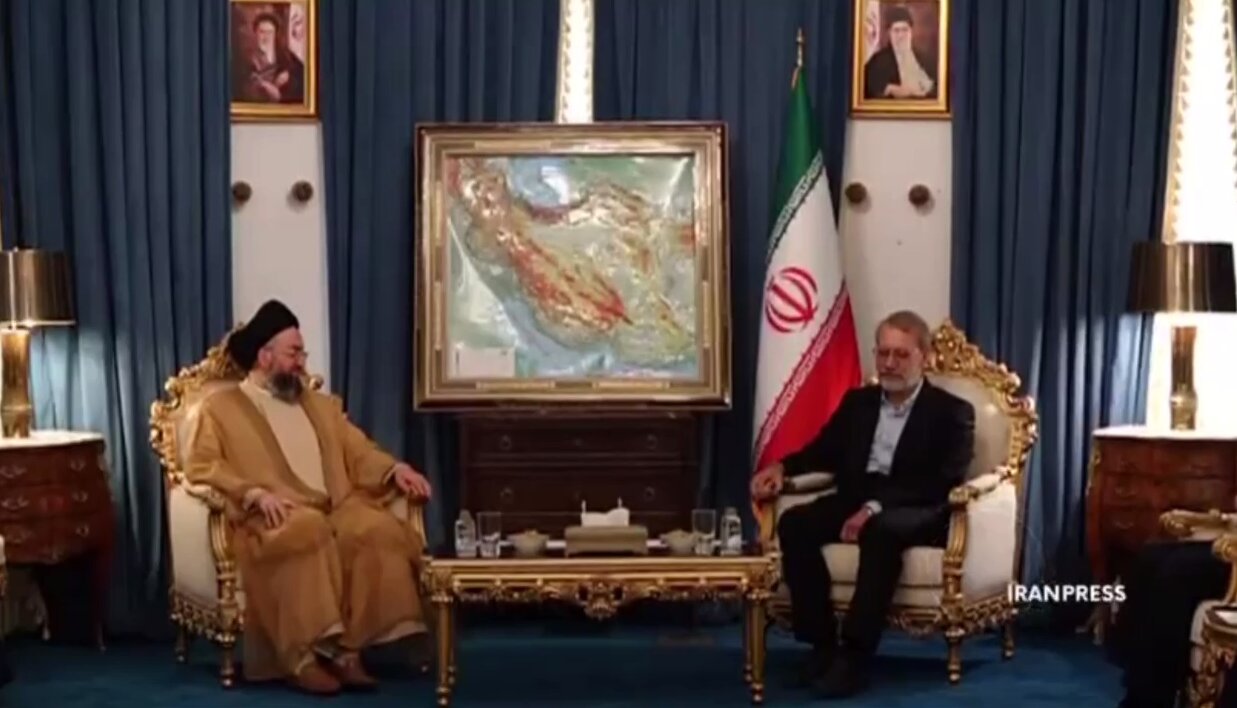 رهبر جریان حکمت ملی عراق با علی لاریجانی دیدار کرد+جزئیات