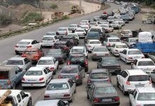 مرکز مدیریت راه‌های مازندران: ترافیک سنگین شبانگاهی در محور یکطرفه جاده چالوس