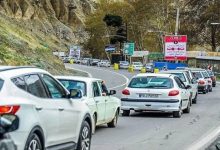 مرکز مدیریت راه‌های مازندران: جاده چالوس یک طرفه شد؛ ترافیک سنگین در راه‌ها