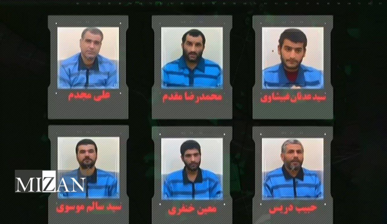 تصاویر ۶ نفر که صبح امروز در خوزستان اعدام شدند