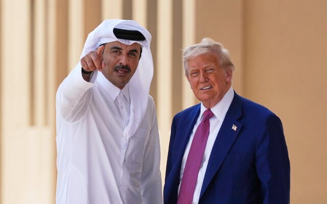 ترامپ در دوحه با امیر قطر ملاقات میکند