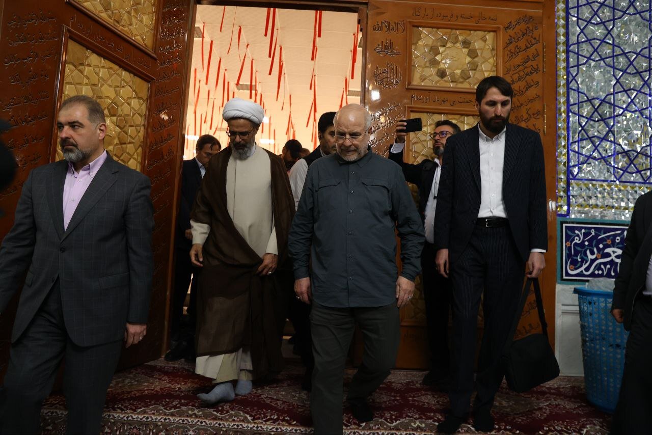 ادای احترام ویژه قالیباف به مقام شهدای خراسان شمالی + تصویر