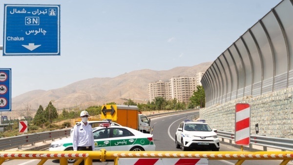 ممنوعیت تردد در محور چالوس و آزادراه تهران-شمال