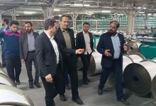 بازدید جهادی مسئول بسیج کارگران از کارخانه ایاز؛ حمایت از تولید ملی در میدان عمل