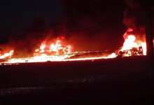 تصادف یک خودروی سوخت‌بر حامل بنزین قاچاق با سه خودرو؛ ۱۳ نفر جان باختند