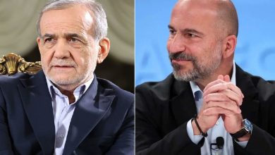 دیدار پزشکیان و دارا خسروشاهی، مدیرعامل اوبر در مهرماه