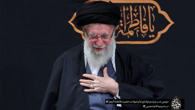 دومین شب عزاداری شهادت حضرت زهرا در بیت رهبری + عکس