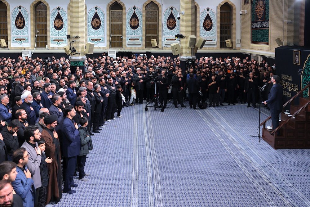 عزاداری شب شهادت حضرت زهرا (س) در بیت رهبری