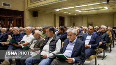 مراسم ترحیم سید محمد تاج‌زاده (عکس)