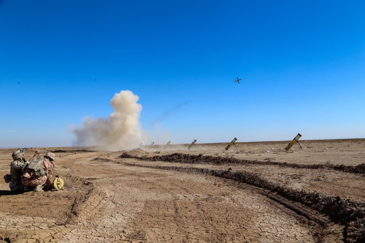 مانور یگانهای پهپادی سجیل با حضور سردار پاکپور+تصاویر