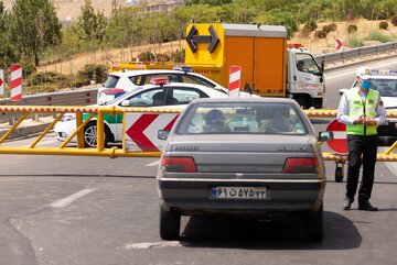 محور چالوس یکطرفه شد