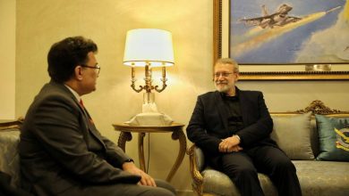 اولین تصاویر از علی لاریجانی در پاکستان/ همکاری‌های ایران و پاکستان به صلح منطقه کمک می‌کند