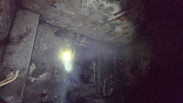 آتش‌سوزی یک ساختمان ۹ طبقه در خیابان ولیعصر/ جزئیات