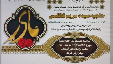 پیام تسلیت محمد برهانی به دکتر مصطفی سالاری