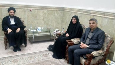 دیدار مشاور رئیسجمهور با سید علی خمینی در قم