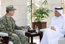 دیدار فرمانده سنتکام با مقامات قطر