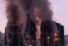 آتش‌سوزی مرگبار در مجتمع مسکونی چند طبقه در هنگ کنگ