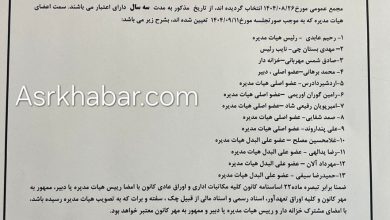 عابدی رئیس، برهانی دبیر و بستانچی نایب رئیس هیأت مدیره کانون کارفرمایی استان تهران شدند