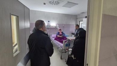 بازدید مدیرشعبه استان زنجان از بیمارستان طرف قرارداد و عیادت از بازنشستگان بستری شده