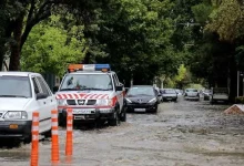 هشدار: تشدید بارش‌ها در تهران، فردا چهارشنبه