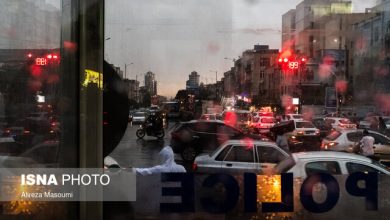 بارش رگباری در تهران طی ساعات آینده