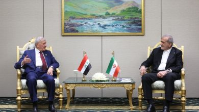 جزئیات دیدار روسای جمهور ایران و عراق / عبداللطیف رشید: امنیت ما با امنیت ایران گره خورده است / هرگونه مانع‌تراشی علیه تهران را دشمنی علیه خود می‌دانیم