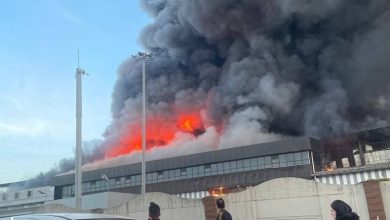 آتش‌سوزی شدید در کارخانه شرکت کاله واقع در شهر آمل؛ دود غلیطی آسمان آمل را فرا گرفت / تلاش برای اطفای حریق ادامه دارد